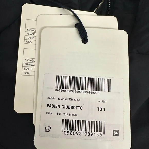 NWT Moncler Hooded Jacket